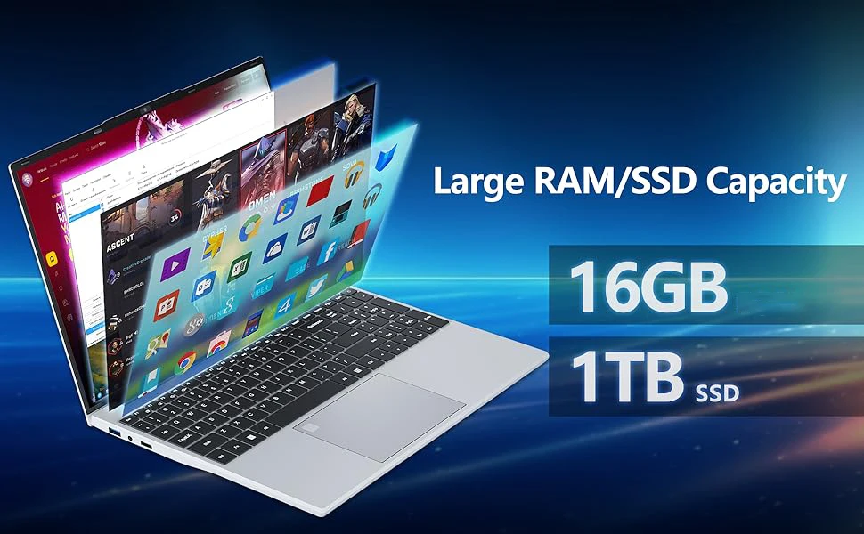 2026 15.6" Gaming Laptop Computer Intel Core I9 10980Hk Win 11 Pro Gamer Pc 16Gb Ram 1Tb 2Tb Ssd Notebook Pc Portable Laptops