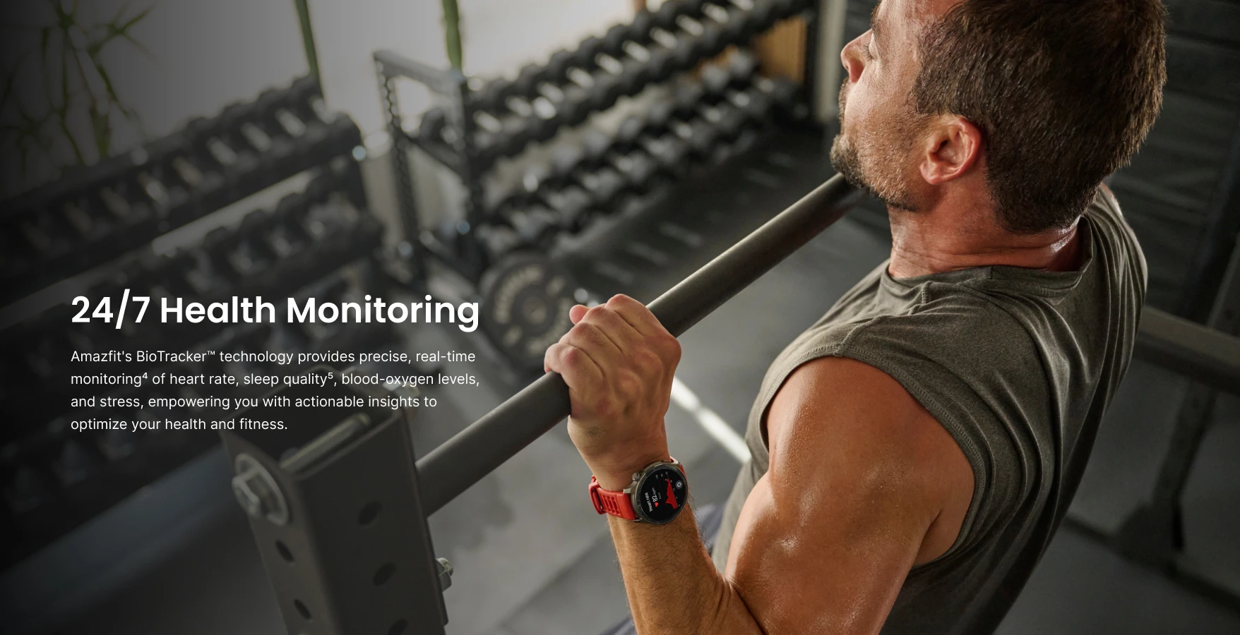 Amazfit Balance 2 Smartwatch 47mm Up To 21 Days of Battery Life 170+Multi-Sports Workouts Smart Watch