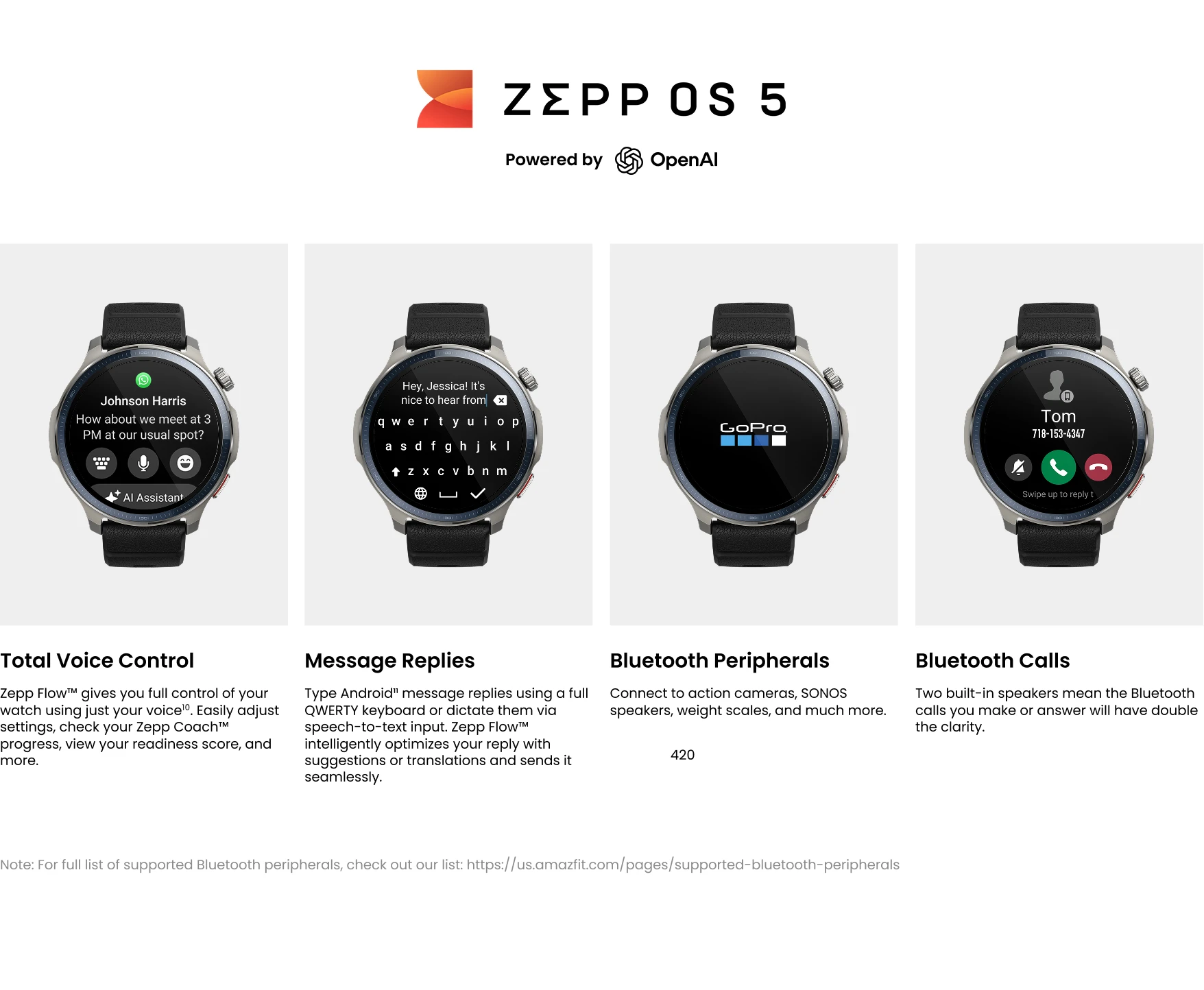 Amazfit Balance 2 Smartwatch 47mm Up To 21 Days of Battery Life 170+Multi-Sports Workouts Smart Watch