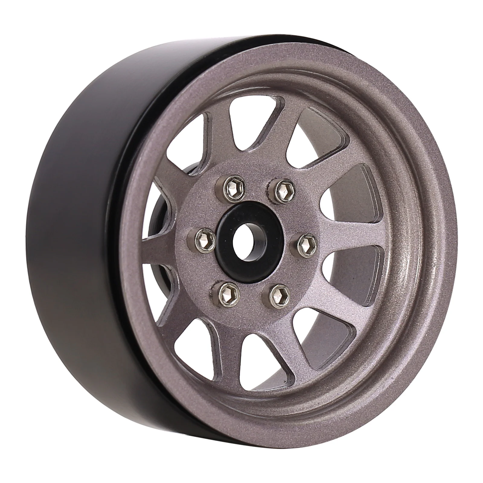 INJORA 116g/pcs Metal Alloy 1.9 Beadlock Wheel Rims for 1:10 RC Crawler Axial SCX10 AXI03007 90046 TRX4 Redcat GEN8 (W1909)