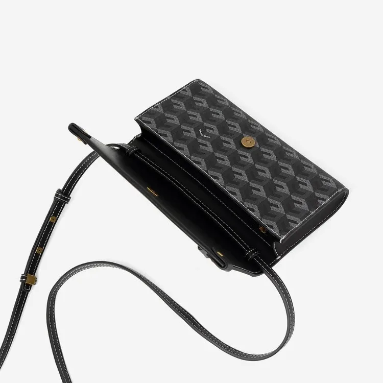 Diego Shoulder Bag Women Fashion Cubic Garden Monogram Print Luxury Designer Crossbody Bag Envelope Clutch Bag with Card Slots