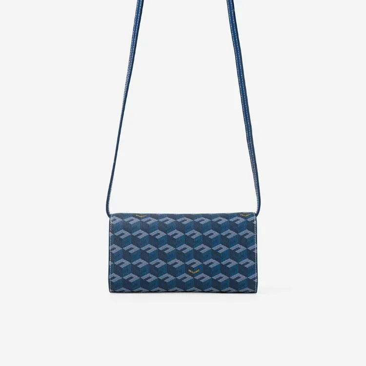 Diego Shoulder Bag Women Fashion Cubic Garden Monogram Print Luxury Designer Crossbody Bag Envelope Clutch Bag with Card Slots