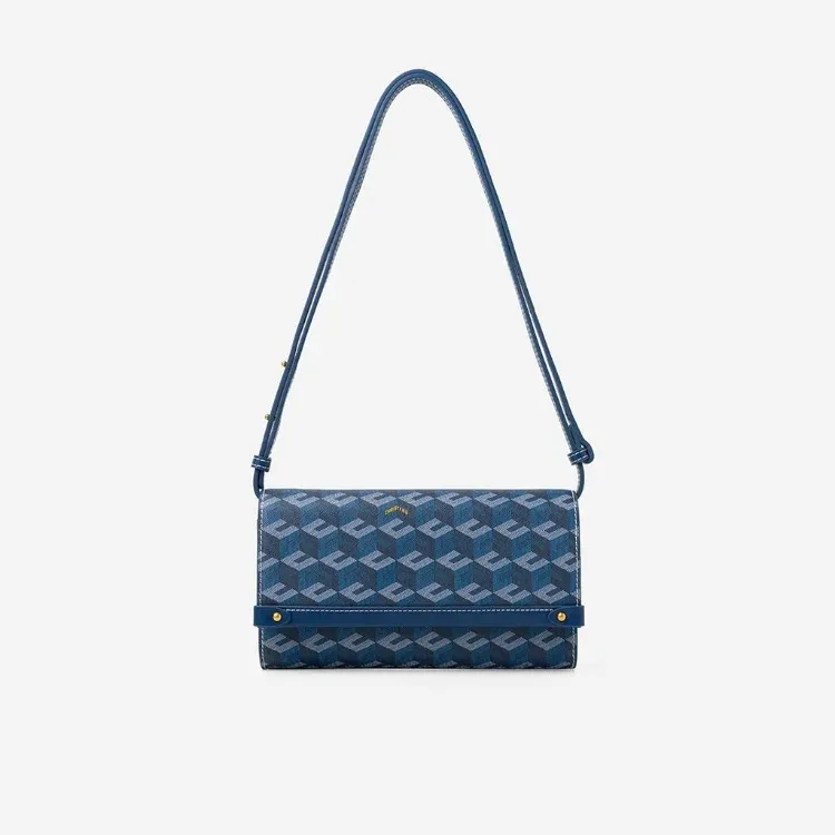 Diego Shoulder Bag Women Fashion Cubic Garden Monogram Print Luxury Designer Crossbody Bag Envelope Clutch Bag with Card Slots
