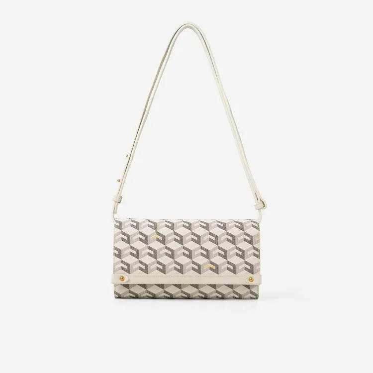 Diego Shoulder Bag Women Fashion Cubic Garden Monogram Print Luxury Designer Crossbody Bag Envelope Clutch Bag with Card Slots