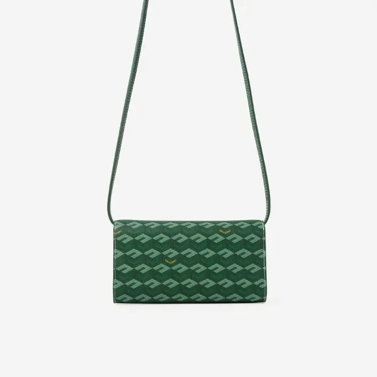 Diego Shoulder Bag Women Fashion Cubic Garden Monogram Print Luxury Designer Crossbody Bag Envelope Clutch Bag with Card Slots