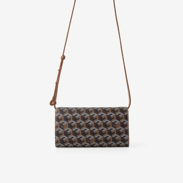 Diego Shoulder Bag Women Fashion Cubic Garden Monogram Print Luxury Designer Crossbody Bag Envelope Clutch Bag with Card Slots