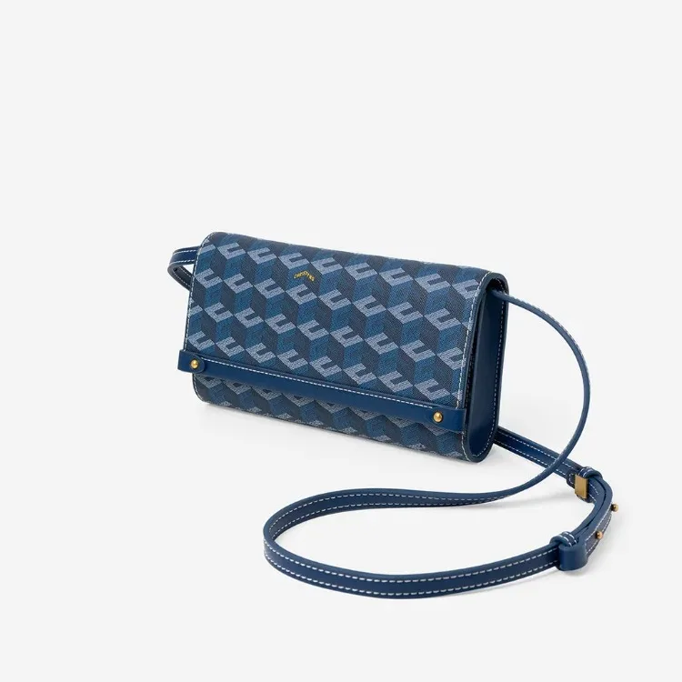Diego Shoulder Bag Women Fashion Cubic Garden Monogram Print Luxury Designer Crossbody Bag Envelope Clutch Bag with Card Slots