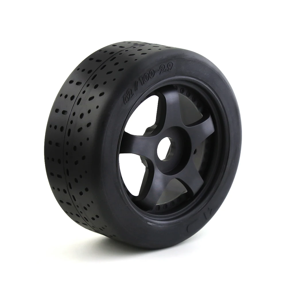 RS Rubber Black Tire 102*45mm Tyre 17Mm Wheel Hex For Arrma 1/7 Infraction Felony Limitless RC Car Upgrade Parts