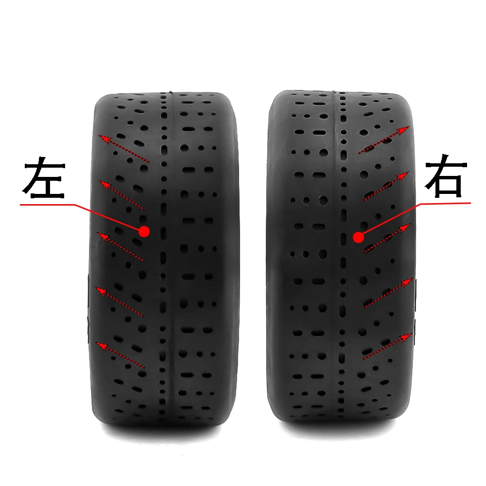 RS Rubber Black Tire 102*45mm Tyre 17Mm Wheel Hex For Arrma 1/7 Infraction Felony Limitless RC Car Upgrade Parts