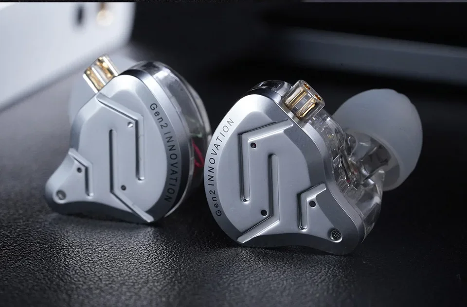 KZ ZSN Pro 2 Hybrid Drive 1BA+1DD in Ear Metal Earphones HIFI Bass Headset DJ Music Earbuds Sport Noise Cancelling Headphone