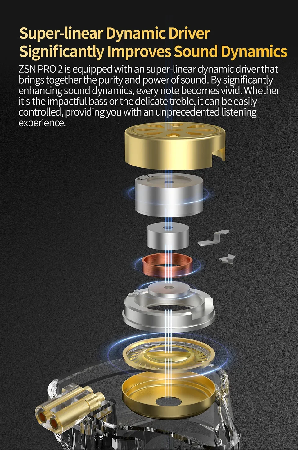 KZ ZSN Pro 2 Hybrid Drive 1BA+1DD in Ear Metal Earphones HIFI Bass Headset DJ Music Earbuds Sport Noise Cancelling Headphone