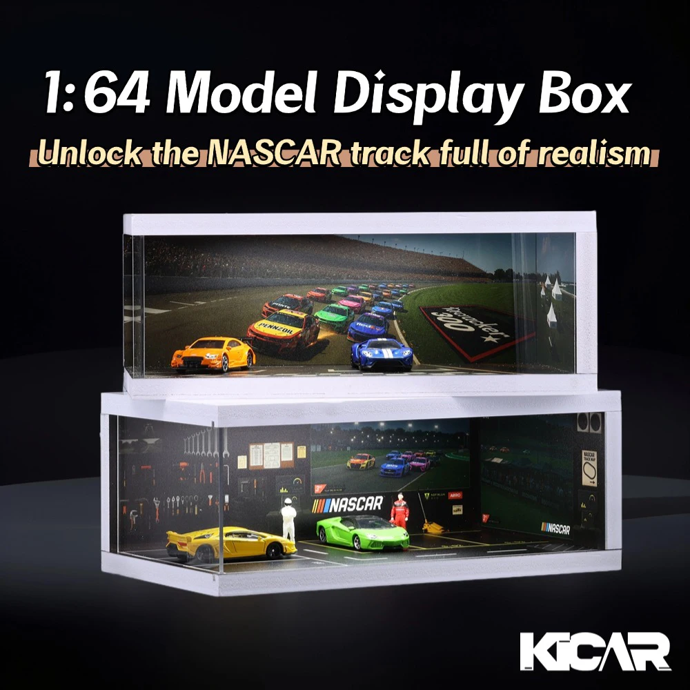 1/64 Garage scene Model Scene with Light Version Simulation Model Scene Decoration Collect (Excluding dolls and car models)