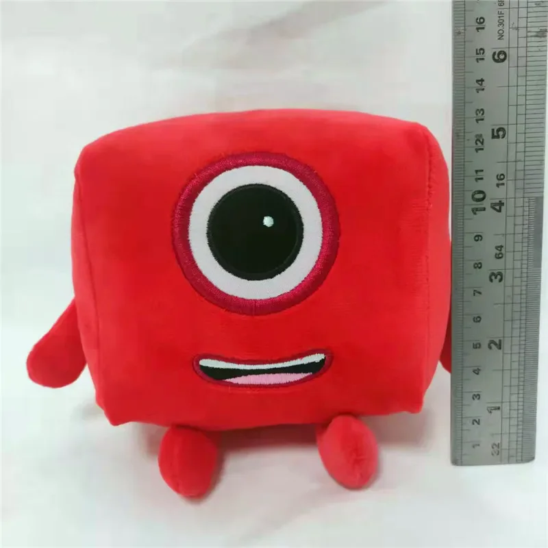 10pcs Cartoon number Plush Doll Toy Educational Stuffed Movie TV number Toys Kids Gift early childhood education doll