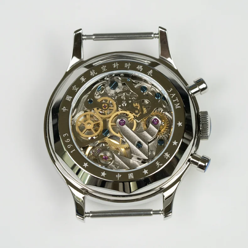 Seagull 1963 International Edition Men's Mechanical Watch Pilot Clock ST1901 Retro Chronograph Wristwatch Air Force Aviation New