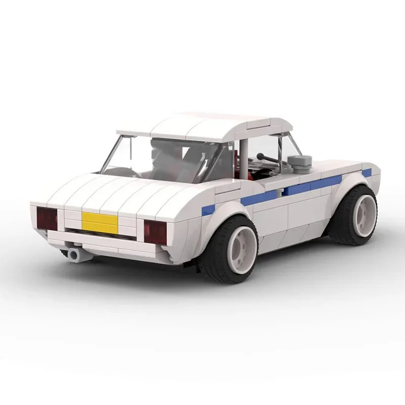 MOC MK1 Escort Building Blocks Super Sports Vehicle Cars Bricks Set DIY Model Assembly Toys For Boy Gift