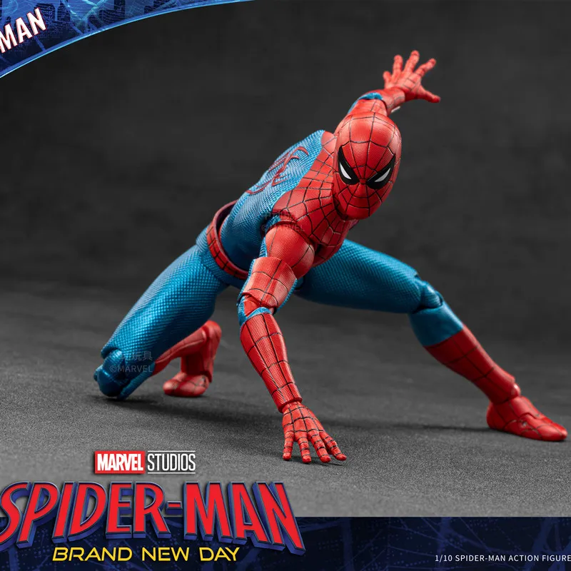 ZD Toys Spider-Man Brand New Day Miles Morales Spider-Man Scarlet Spider Hobie Brown Iron Spider Action Figure Toys Model Gift