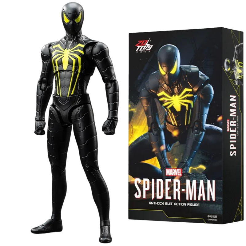 ZD Toys Spider-Man Brand New Day Miles Morales Spider-Man Scarlet Spider Hobie Brown Iron Spider Action Figure Toys Model Gift