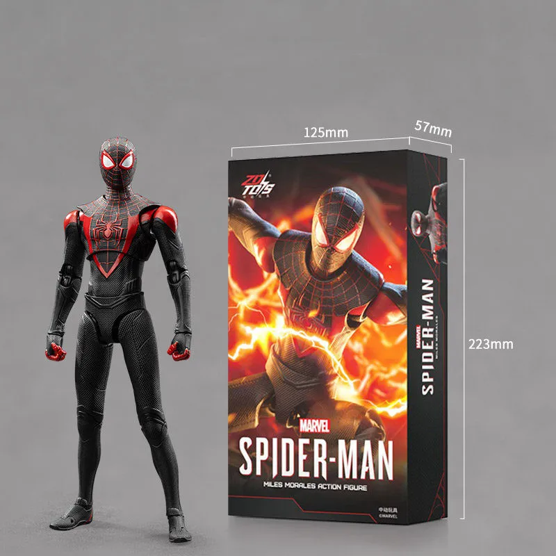 ZD Toys Spider-Man Brand New Day Miles Morales Spider-Man Scarlet Spider Hobie Brown Iron Spider Action Figure Toys Model Gift