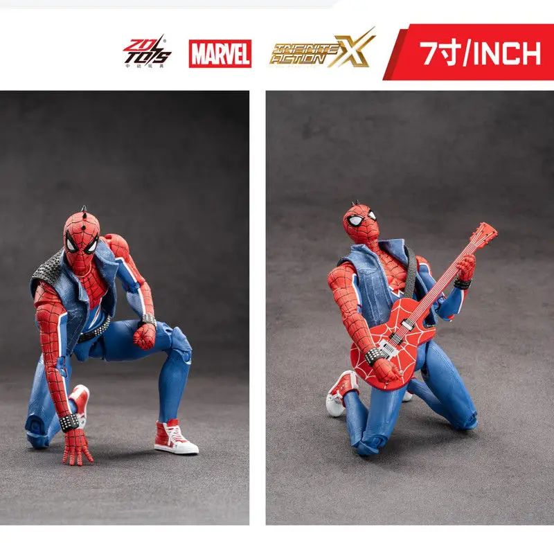 ZD Toys Spider-Man Brand New Day Miles Morales Spider-Man Scarlet Spider Hobie Brown Iron Spider Action Figure Toys Model Gift