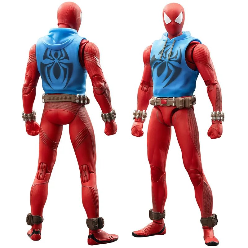 ZD Toys Spider-Man Brand New Day Miles Morales Spider-Man Scarlet Spider Hobie Brown Iron Spider Action Figure Toys Model Gift
