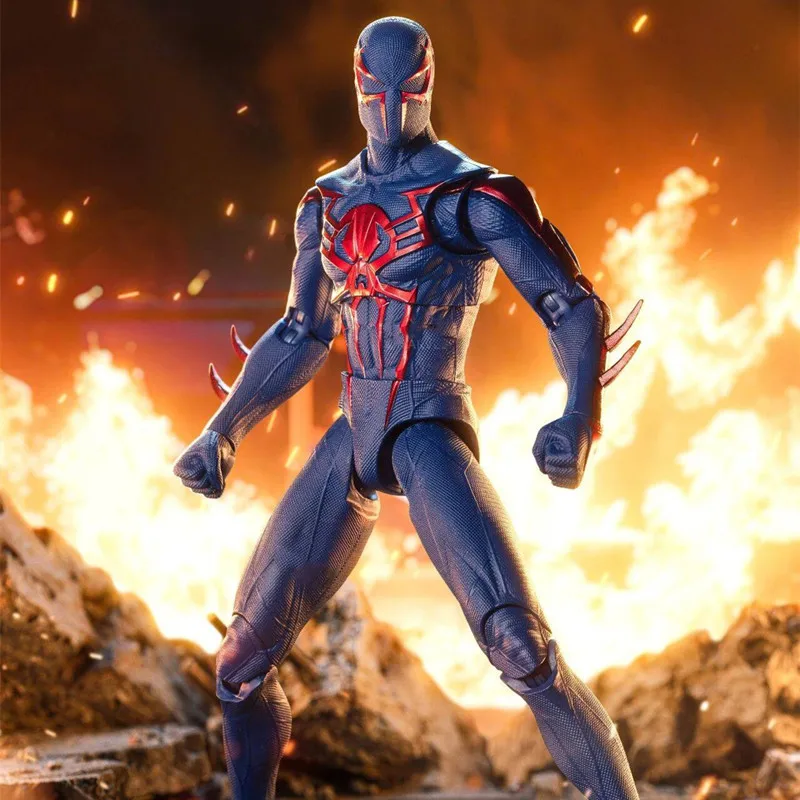 ZD Toys Spider-Man Brand New Day Miles Morales Spider-Man Scarlet Spider Hobie Brown Iron Spider Action Figure Toys Model Gift