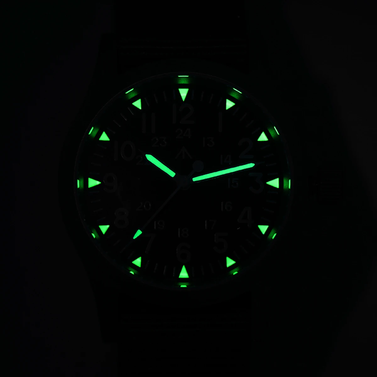 Militado Ml05 Vintage Field Watch VH31 Sweep Second Quartz Movement Sapphire Crystal High Clear AR Coating Luminous 38Mm Watches