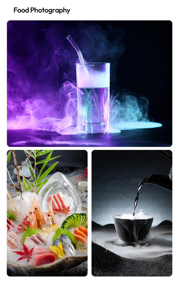 Ulanzi FM02 FILMOG X 30W Portable Smoke Machine Real-time Dispaly Type-C Charging for Photography Video Filming Stage Effect