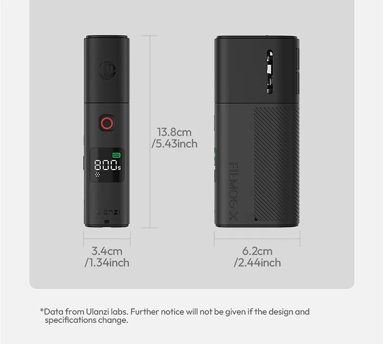 Ulanzi FM02 FILMOG X 30W Portable Smoke Machine Real-time Dispaly Type-C Charging for Photography Video Filming Stage Effect