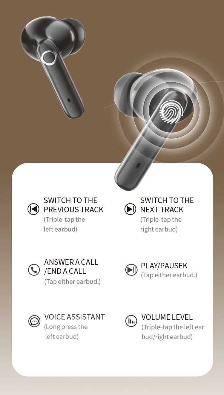 Acer Ohr546 Bluetooth Headphones 2025 New Model Wireless Earphones In-Ear Design Comfortable to Wear for Sports, Running, Calls, Noise Reduction, Compatible with Mobile Phones, Tablets, and Laptop Devices