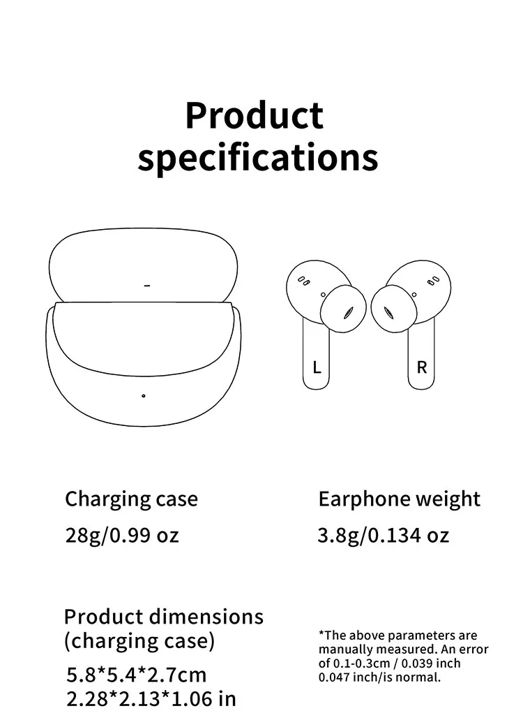 Acer Ohr546 Bluetooth Headphones 2025 New Model Wireless Earphones In-Ear Design Comfortable to Wear for Sports, Running, Calls, Noise Reduction, Compatible with Mobile Phones, Tablets, and Laptop Devices