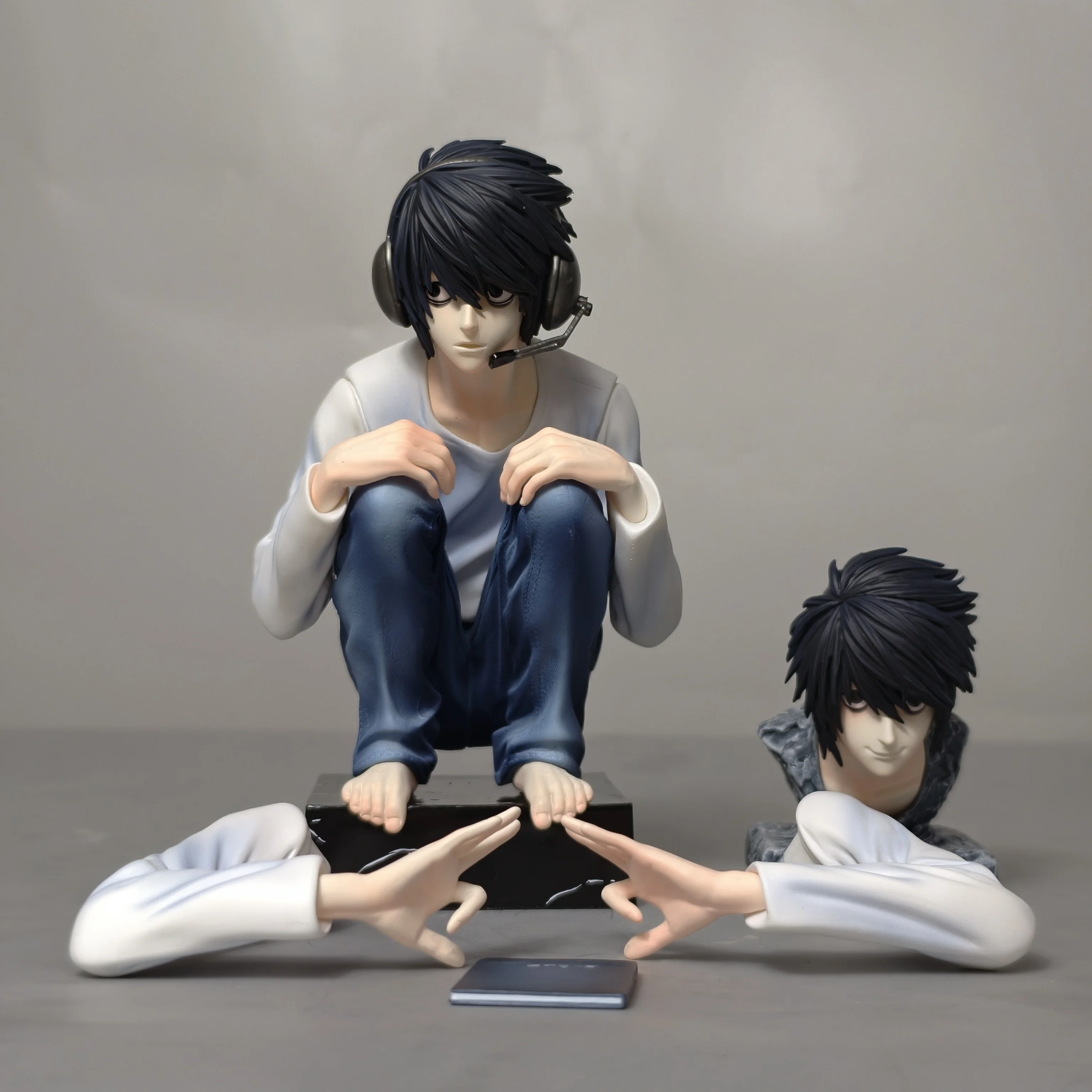 16cm 6.2 inch Anime L Lawliet Figures Pvc Statue Desktop Ornamen Collection Statue Model Decoration Room Desk Toys Gifts