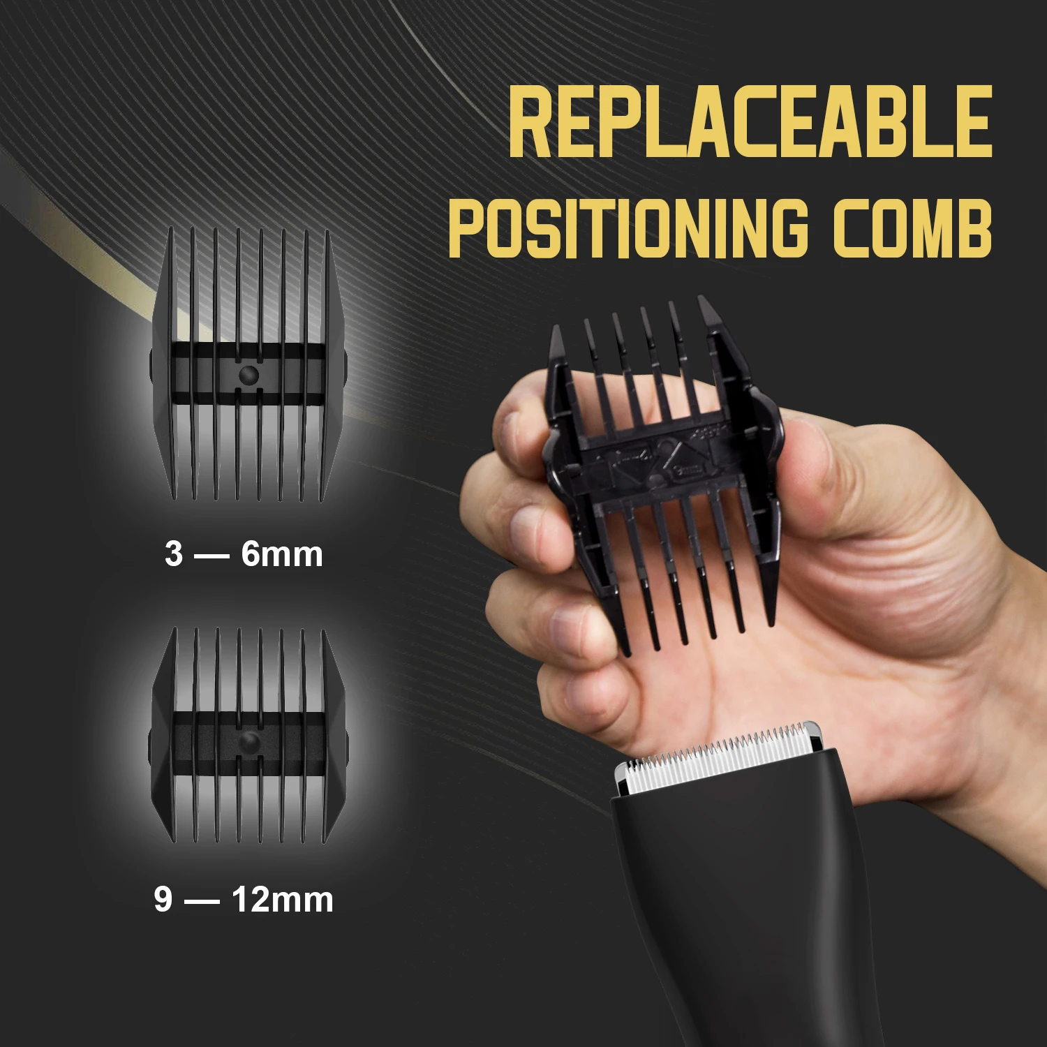 Men's Electric Body Hair Trimmer Waterproof Groin/Ball Shaver Rechargeable Groomer Clipper for Pubic & Armpit Full Body Shaving