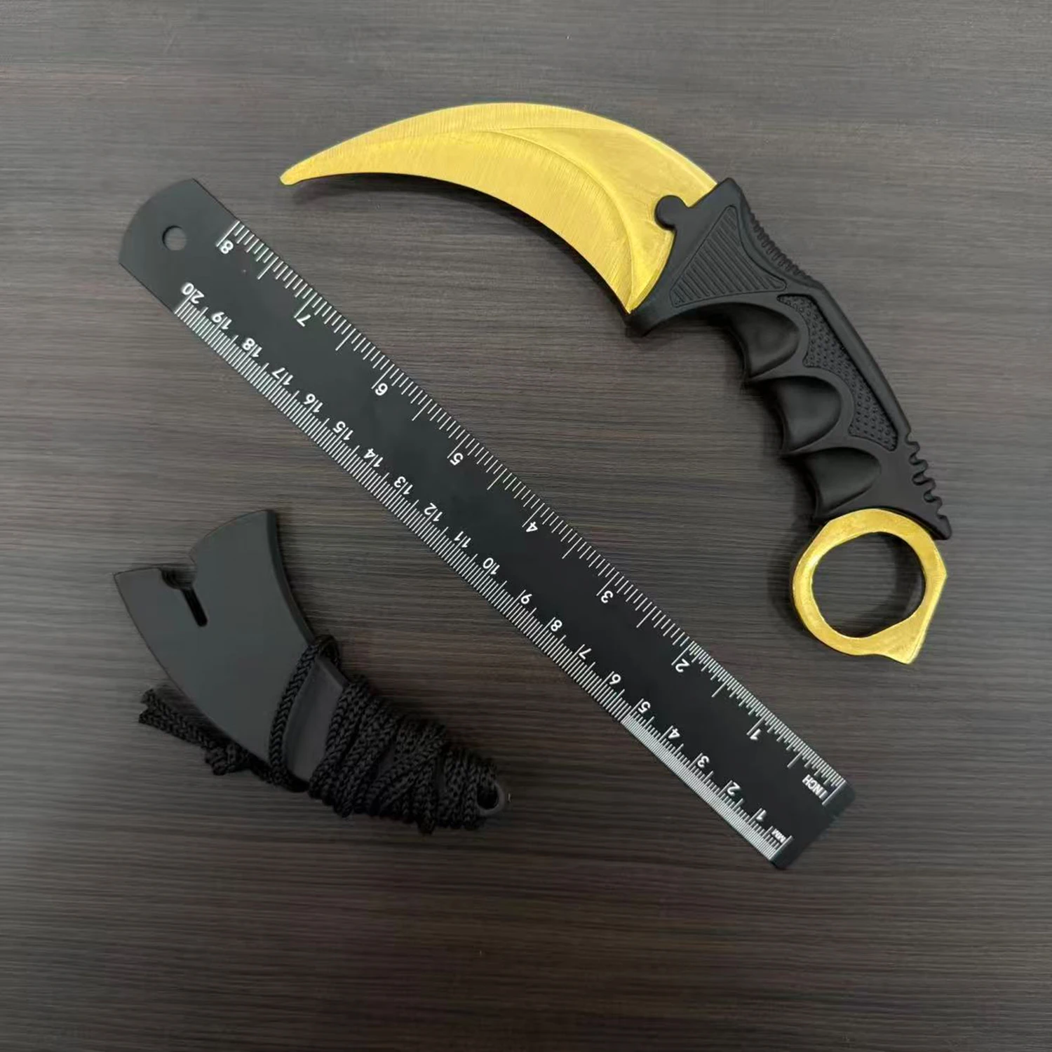 Outdoor Training Toy Claw Knife Game Peripherals Martial Arts Performance Props Boys Karambit Collectible Home Decoration Toys