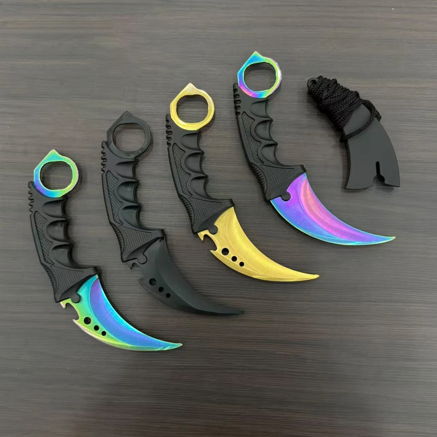 Outdoor Training Toy Claw Knife Game Peripherals Martial Arts Performance Props Boys Karambit Collectible Home Decoration Toys