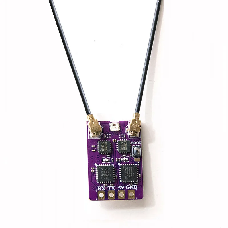 BeyondFPV 5PCS ELRS 2.4G Diversity Receiver Dual Antenna RX Built-in TCXO for FPV Freestyle RC Racing Long Range Drone