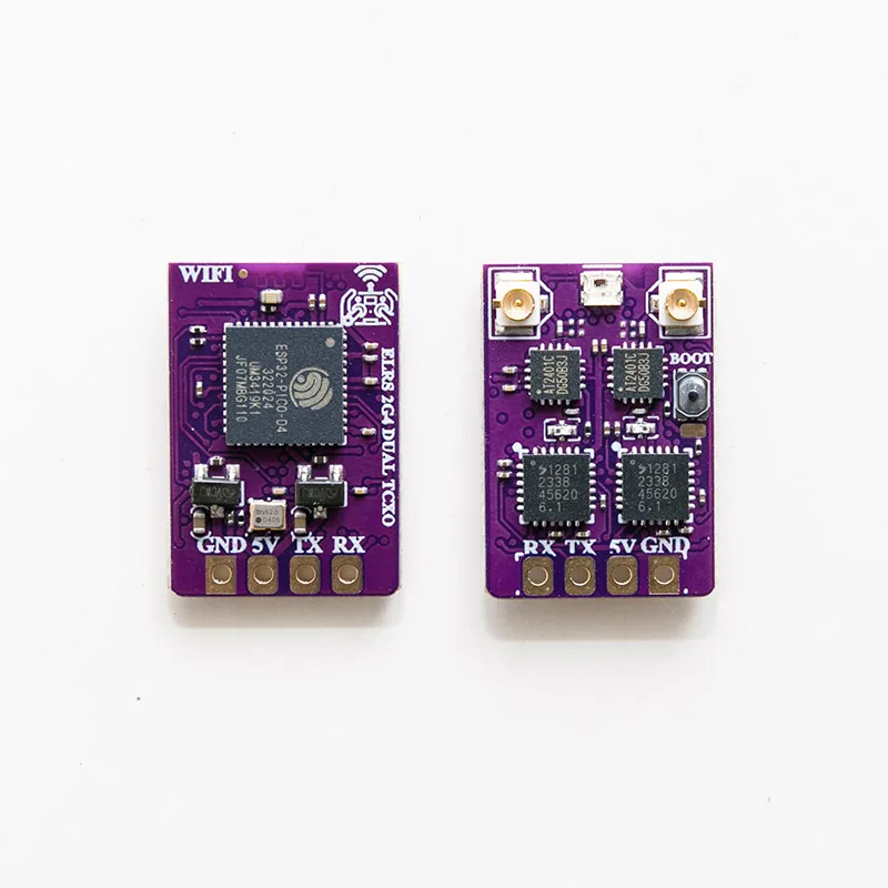 BeyondFPV 5PCS ELRS 2.4G Diversity Receiver Dual Antenna RX Built-in TCXO for FPV Freestyle RC Racing Long Range Drone
