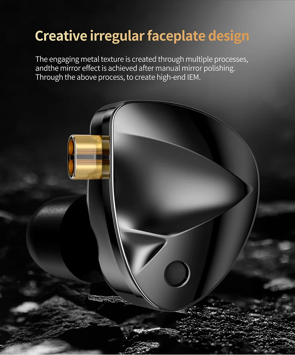 KZ D-Fi Earphones HIFI Bass Earbuds Monitor 4-Level Tuning Switch Headphone Sport Stereo Sound Noise Reduction Headset