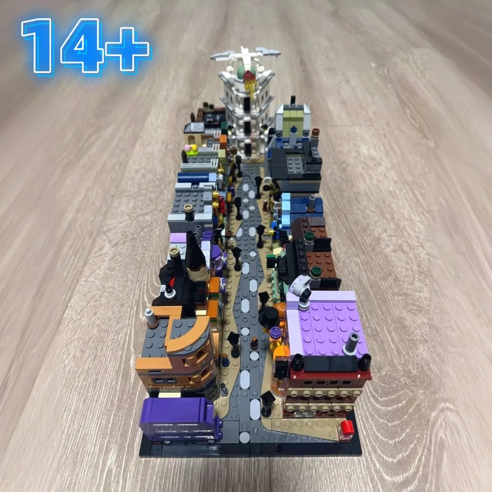 New 2750pcs Architecture Alley Shop Building Blocks Street View Bricks Toy for Christmas Birthday Gifts