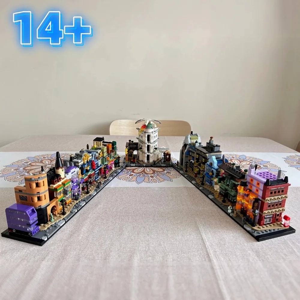 New 2750pcs Architecture Alley Shop Building Blocks Street View Bricks Toy for Christmas Birthday Gifts