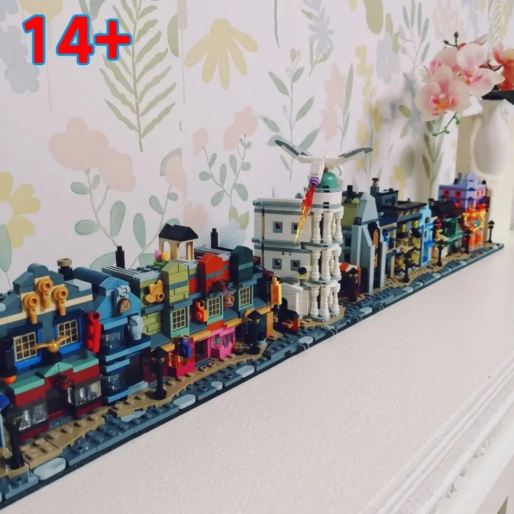 New 2750pcs Architecture Alley Shop Building Blocks Street View Bricks Toy for Christmas Birthday Gifts