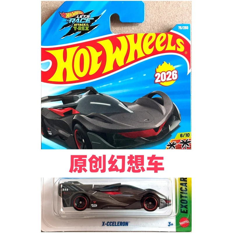 2026 Original Hot Wheels 2026-M Series F1 Ferrari Maserati Cadillac Porsche Carrera 1:64 Diecast Cars Collector's Birthday Gifts