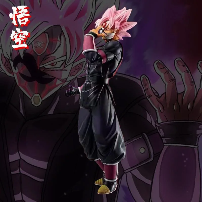 Super Dragon Ball Heroes Figure Zamasu Black Goku 25cm PVC Action Figures GK Statue Collection Model Toys for Children Gifts
