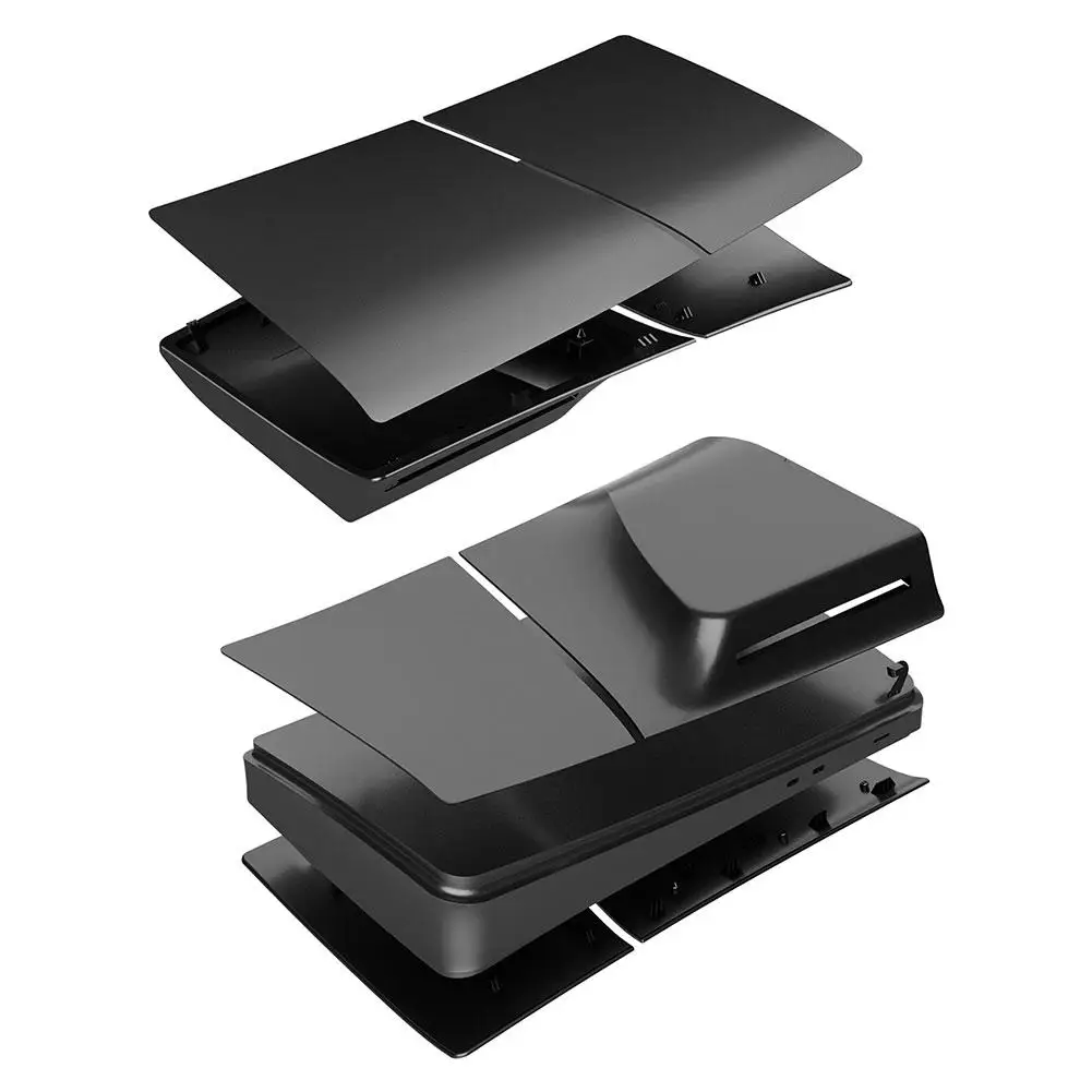 Replacement Plate For PlayStation 5 Slim Digital /Optical Drive Version Protective Hard Case For PS5 SLIM Faceplate Shell Black