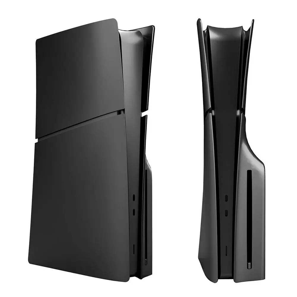 Replacement Plate For PlayStation 5 Slim Digital /Optical Drive Version Protective Hard Case For PS5 SLIM Faceplate Shell Black