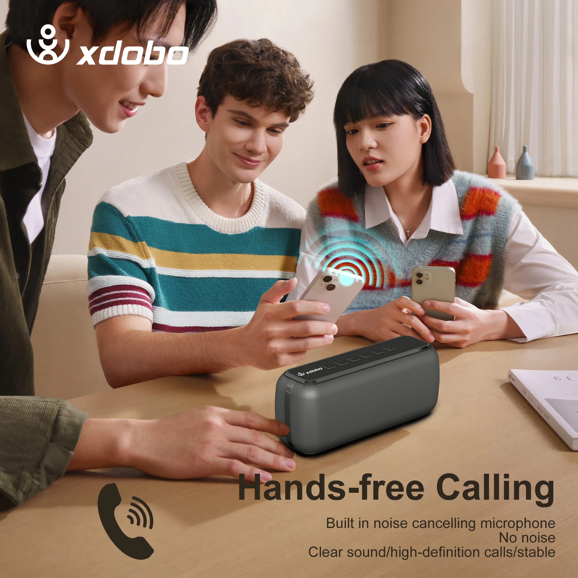 XDOBO X8 60W Portable Outdoor Speakers Bluetooth Wireless Bass Subwoofer Waterproof 6600mAh TWS Function Support TF/AUX
