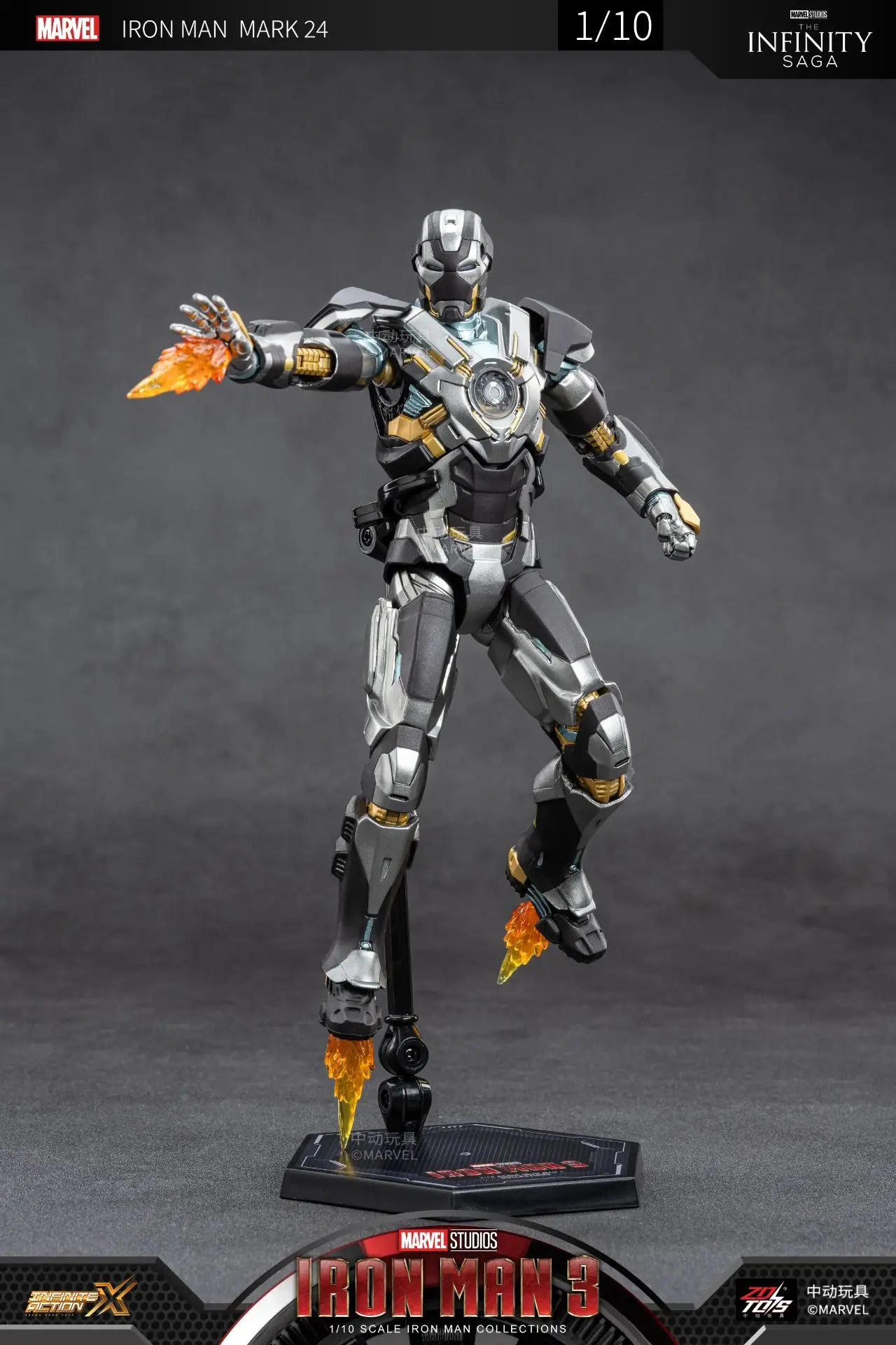 ZD Toys Iron Man Action Figure Mark 35 Red Snapper Iron Man MK 24 MK 22 MK 47 Tony Stark Ironman Figure Action Collect Toy Gift