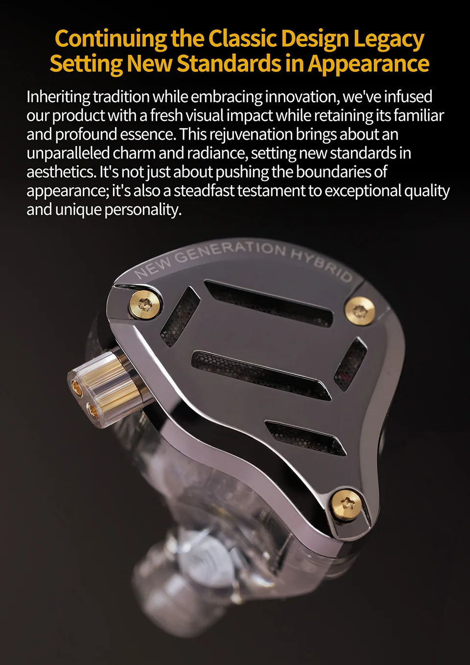 KZ ZS10 Pro 2 metal headset high fidelity in-ear bass earbud 4-level adjustment switch sports monitor headset sound noise reduct