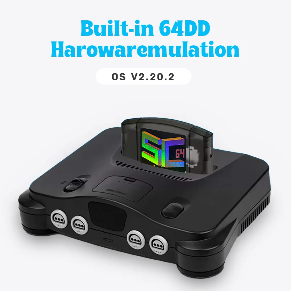 SC64 Open Source FlashCard N64 5000 in 1 Game Cartridge For Nintendo 64 Video Game Console Compatibility 64DD/SNES/GB Games