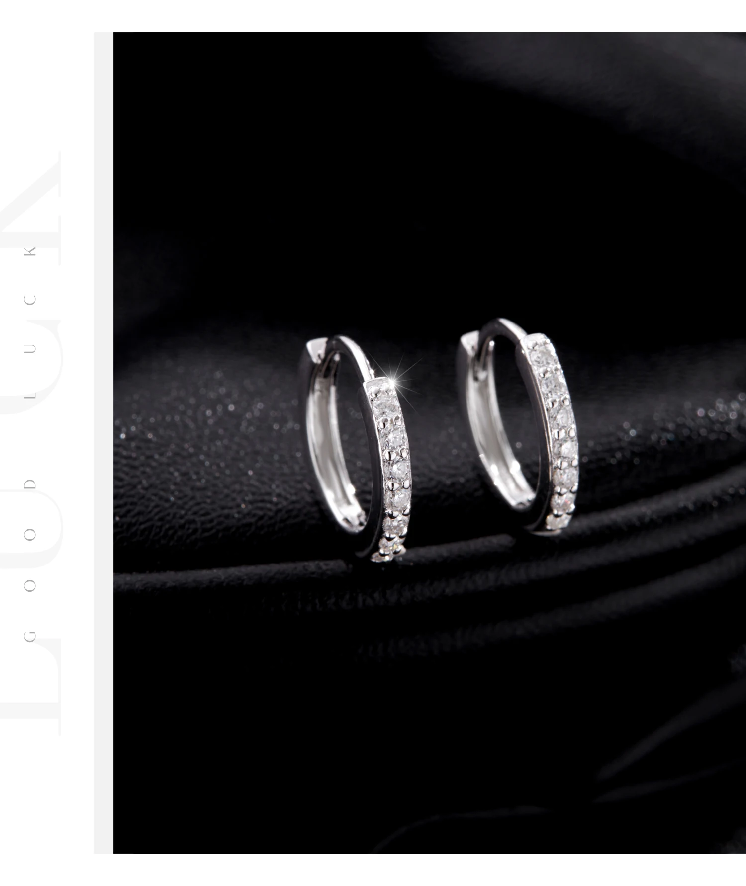 MODIAN D Color Sparkling Moissanite Earrings 925 Sterling Silver Classic Shining Circle Hoop Earrings For Women Fine Jewelry