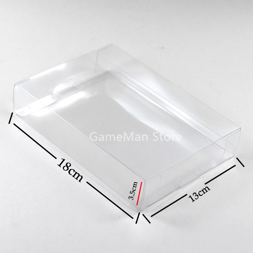 10pcs/lot For Nintendo Clear Transparent Game Boxes for SNES N64 Game Box Protector Case CIB Games Plastic PET Protector